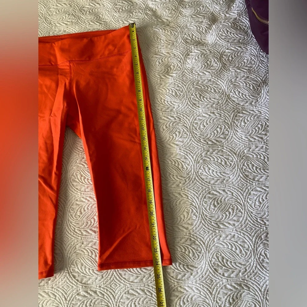 FABLETICS Crop Leggings; orange. - Picture 6 of 7